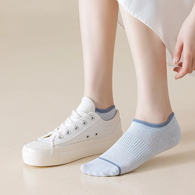 MIIOW No Show Socks Women's Shopping Bag 5 Pack-5