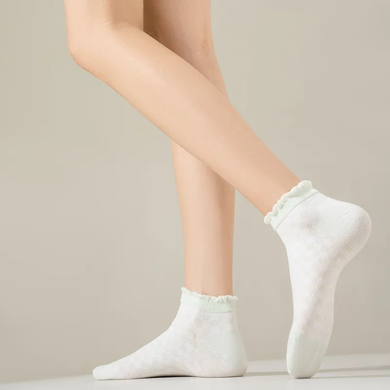 MIIOW No Show Socks Women's 5 Pack-12