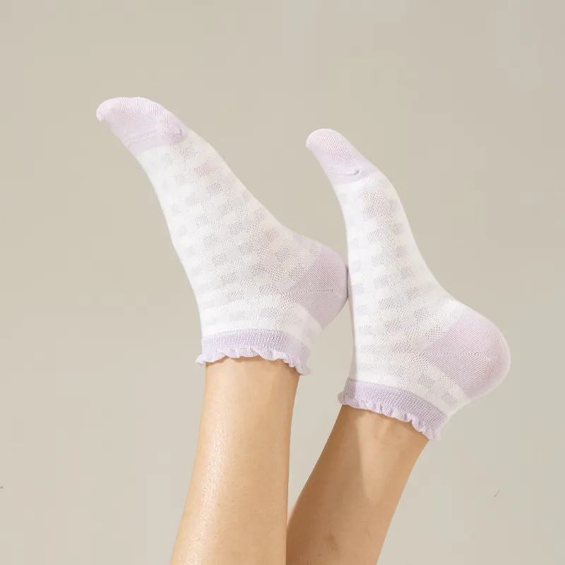 MIIOW No Show Socks Women's 5 Pack-3