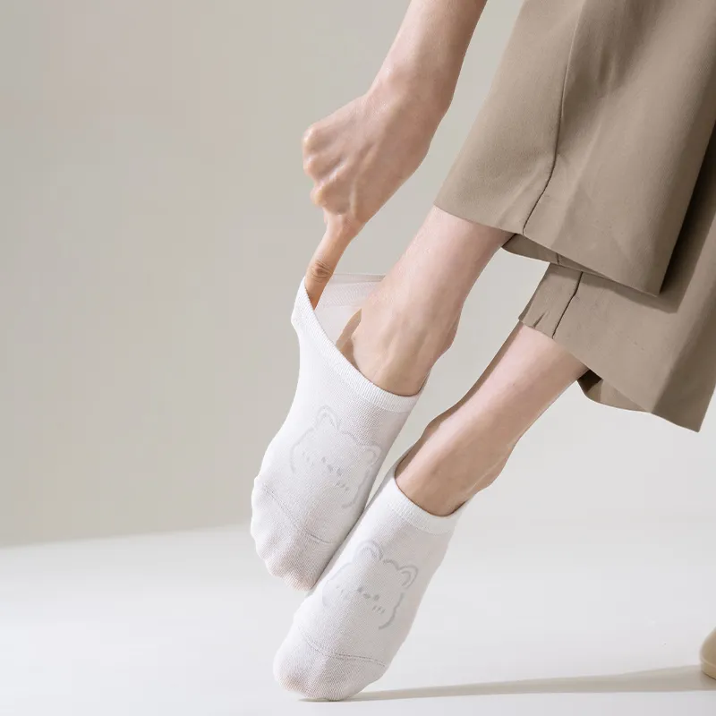 MIIOW No Show Socks Women's 5 Pack-10