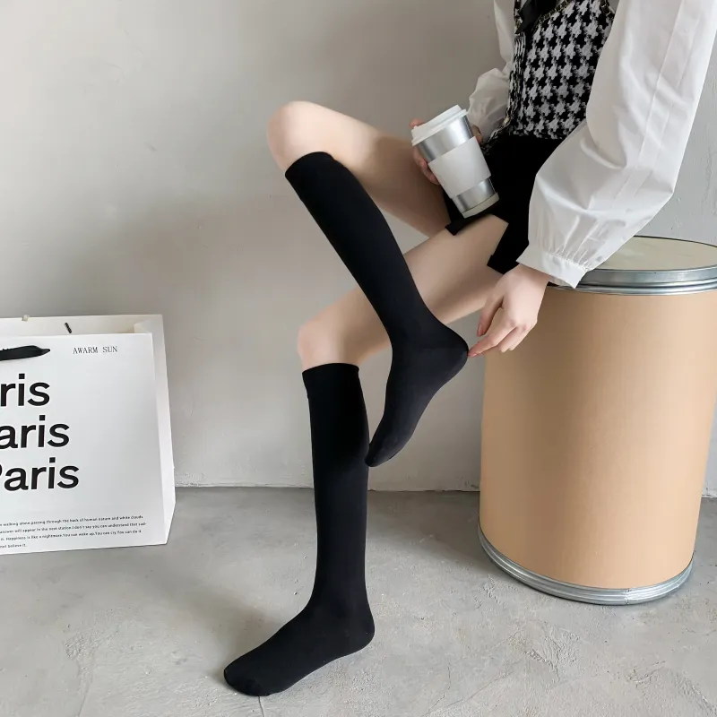 MIIOW Knee High Socks Women's 2 Pack-3