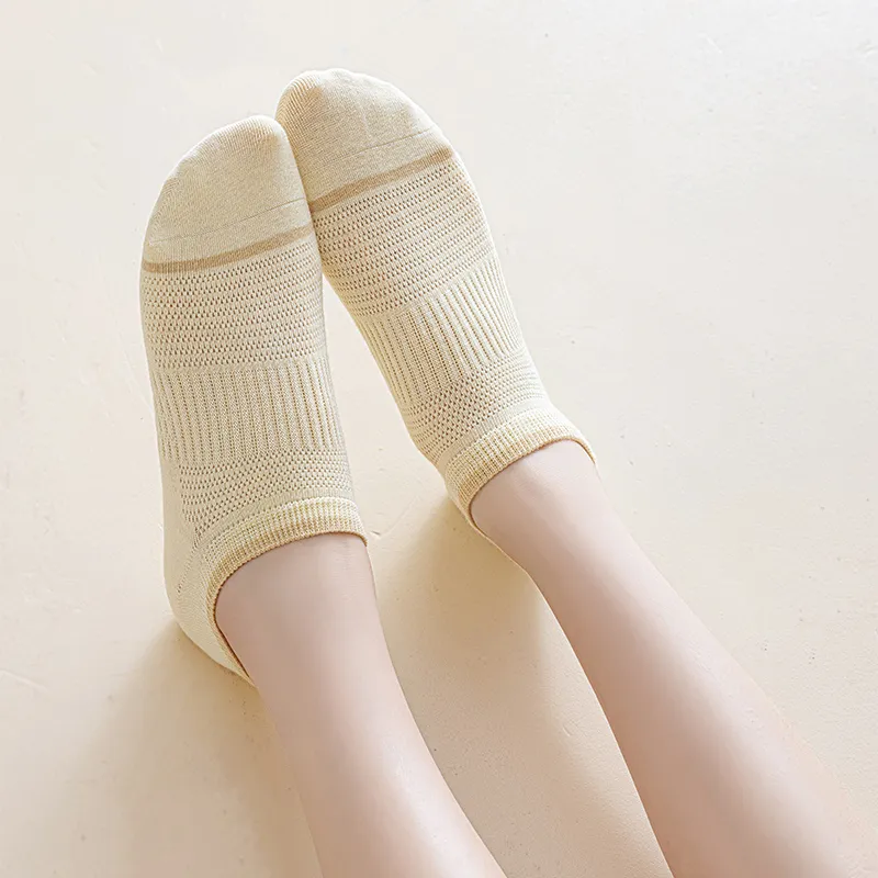 MIIOW No Show Socks Women's Shopping Bag 5 Pack-16