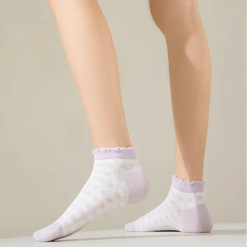 MIIOW No Show Socks Women's 5 Pack-17