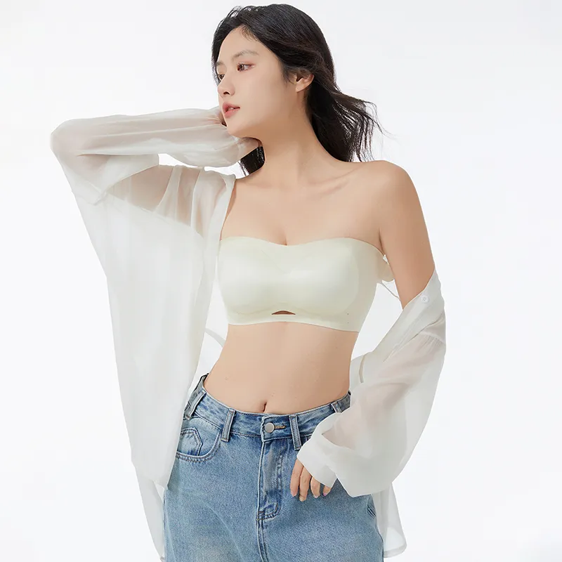 MIIOW Women's Strapless Bras-2