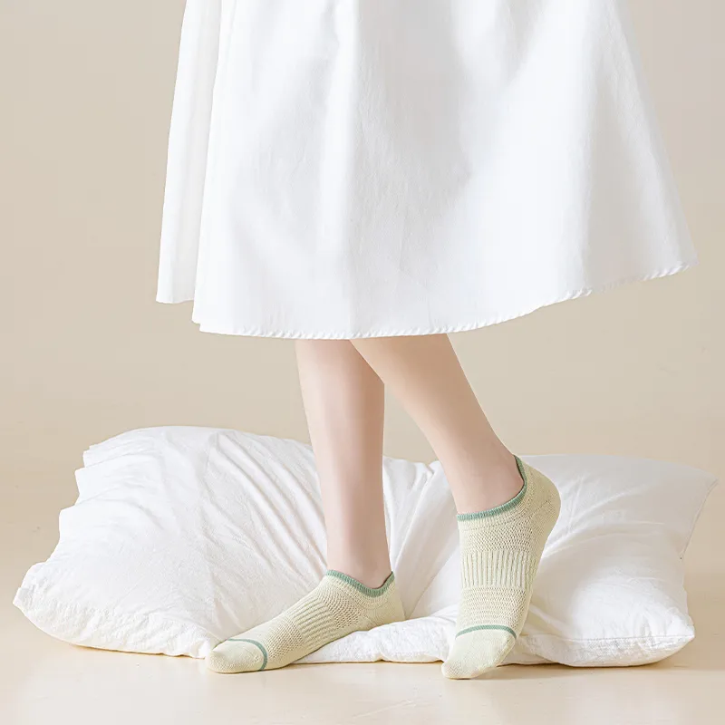 MIIOW No Show Socks Women's Shopping Bag 5 Pack-11