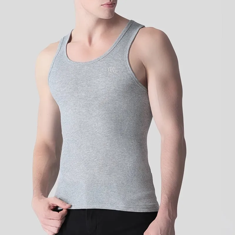 H YXIANG Men Tank Tops-7