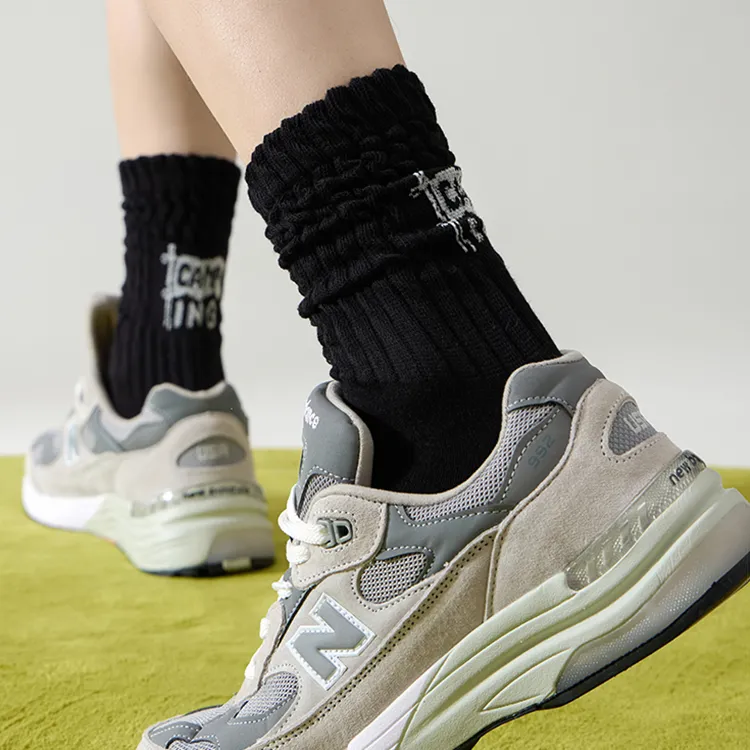 H YXIANG Mid Calf Socks Men's 5 Pack-4
