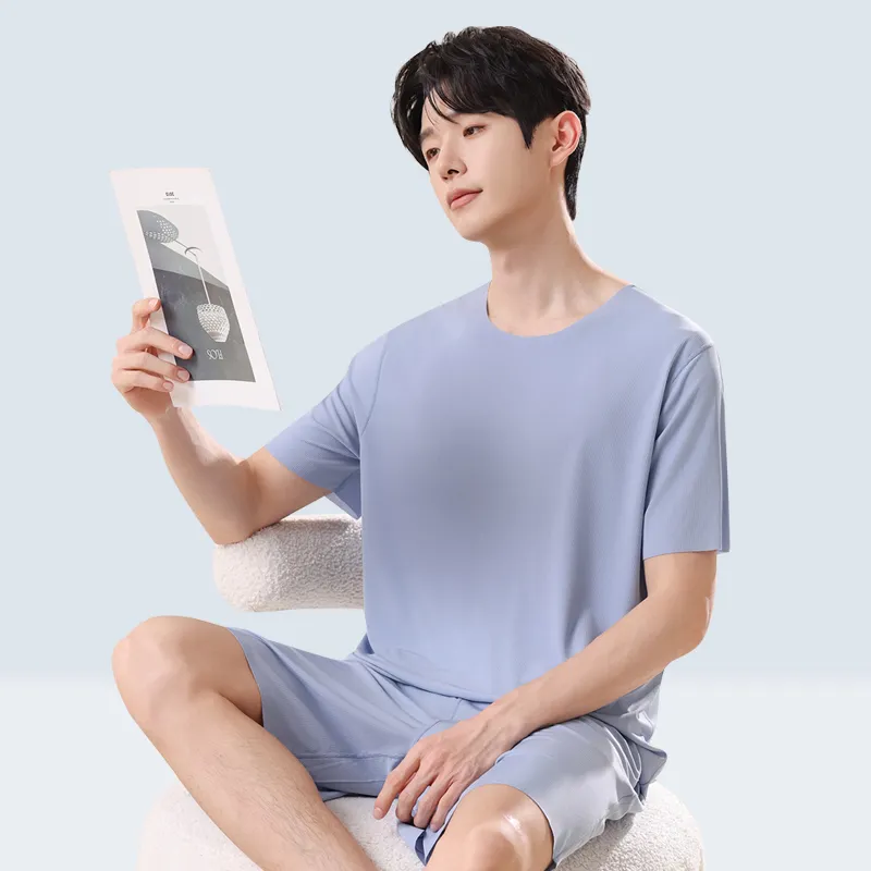 H YXIANG Men Pajama Sets-11