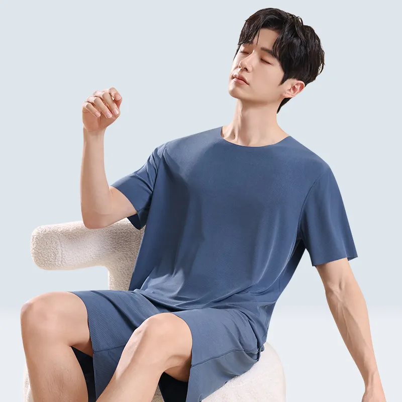 H YXIANG Men Pajama Sets-7