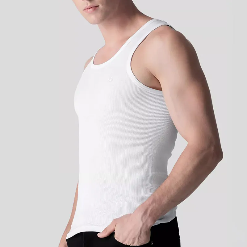 H YXIANG Men Tank Tops-5