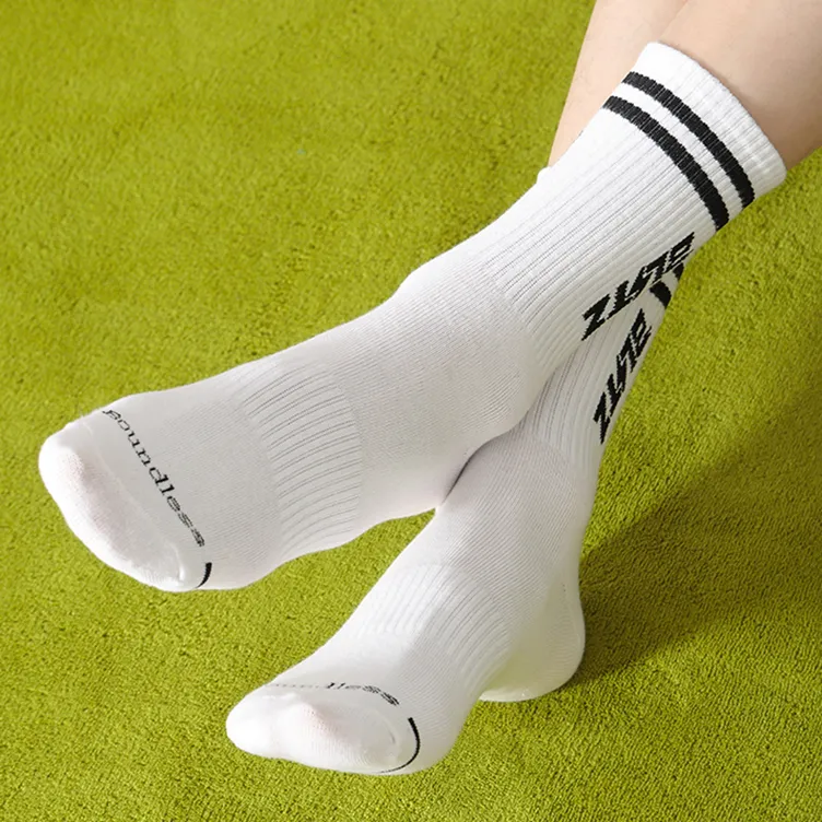 H YXIANG Mid Calf Socks Men's 5 Pack-6
