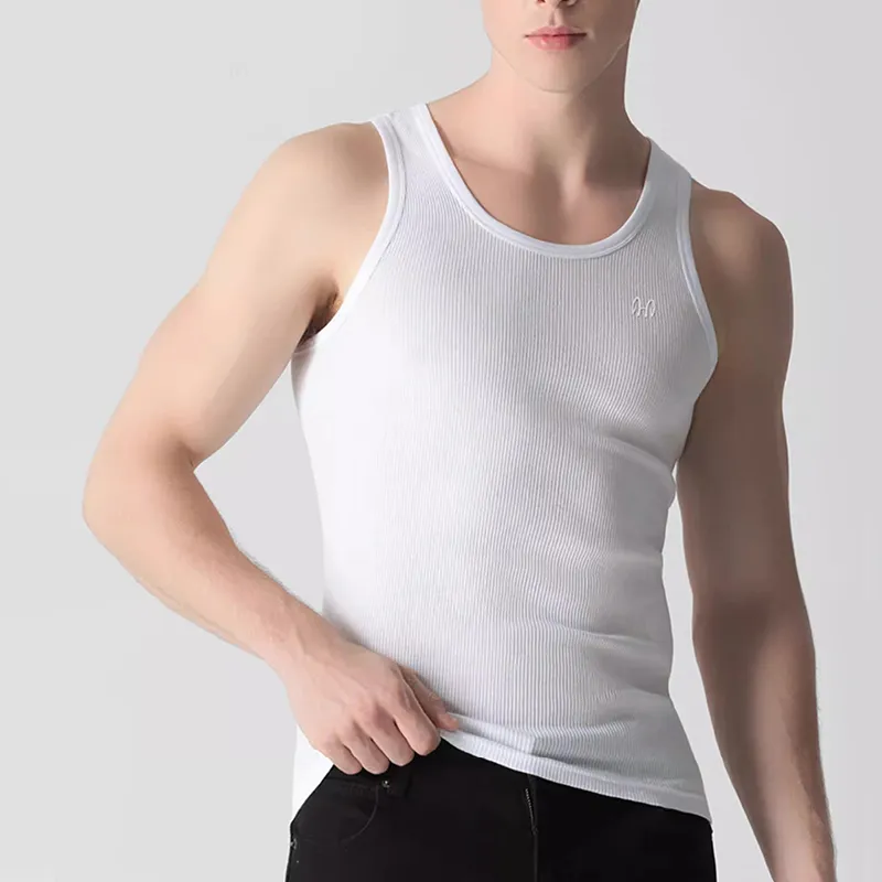 H YXIANG Men Tank Tops-3