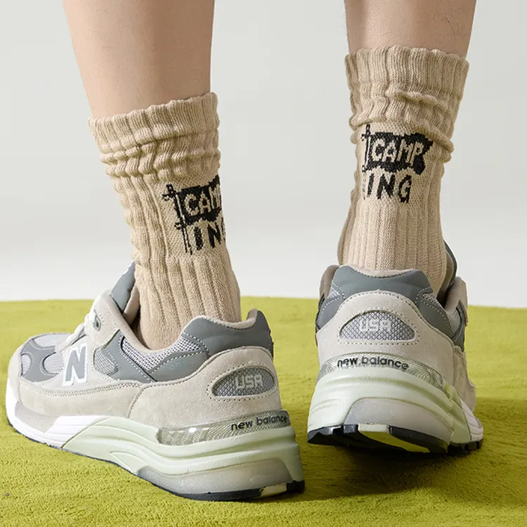 H YXIANG Mid Calf Socks Men's 5 Pack-2