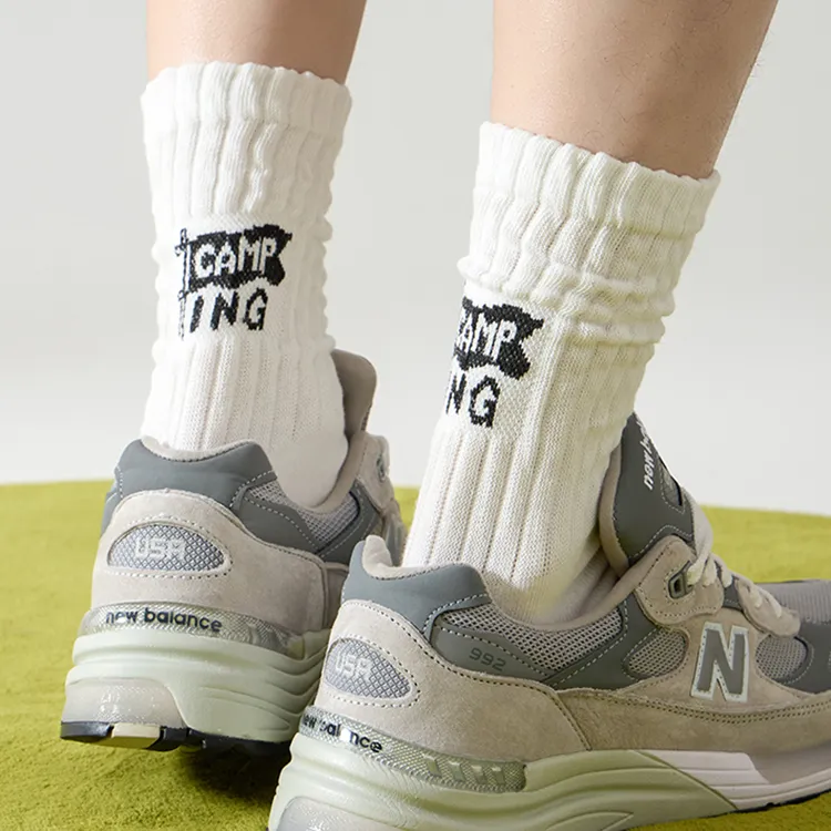 H YXIANG Mid Calf Socks Men's 5 Pack-1