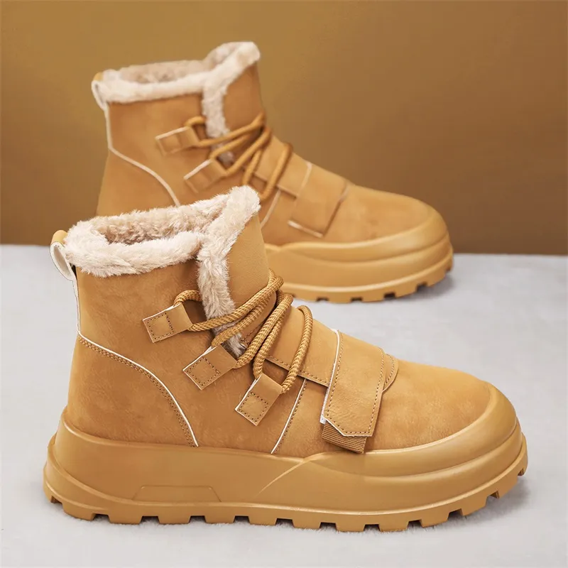 MEXICAN Warm And Wear Resistant Short Snow Boots Men's-9