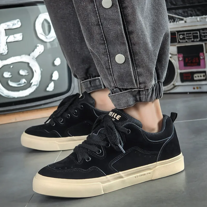 MEXICAN Coverage Anti Slip And Wear Resistant Low Top Skateboard Shoes Men's-2