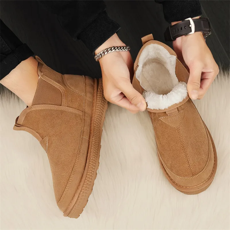 MEXICAN Warm And Wear Resistant Short Snow Boots Men's-14