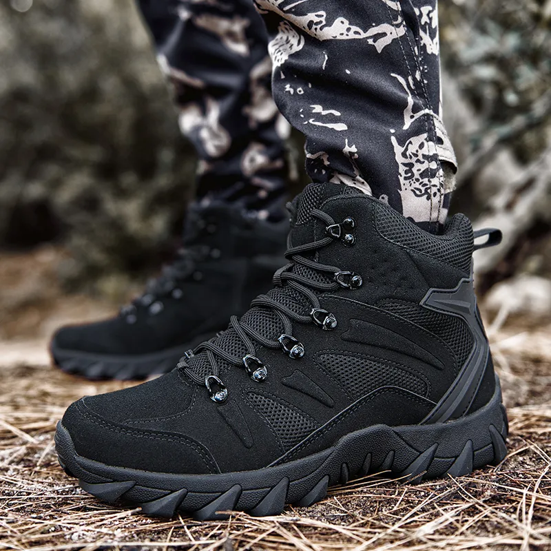 MEXICAN Water Resistant Wear Resistant Cushioning Slip Resistant Short Outdoor Boots Men's-12
