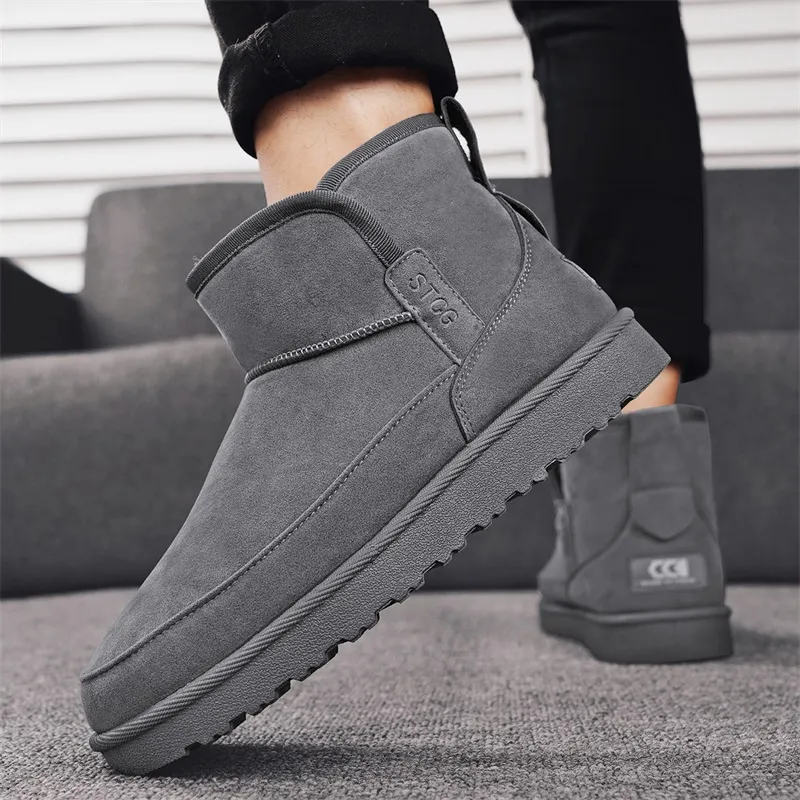 MEXICAN Warm And Wear Resistant Coverage Short Snow Boots Men's-9
