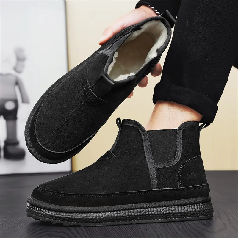 MEXICAN Warm And Wear Resistant Short Snow Boots Men's-2