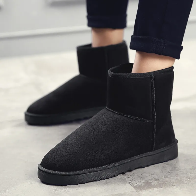 MEXICAN Snow Boots Unisex Black/Gray/Brown-3