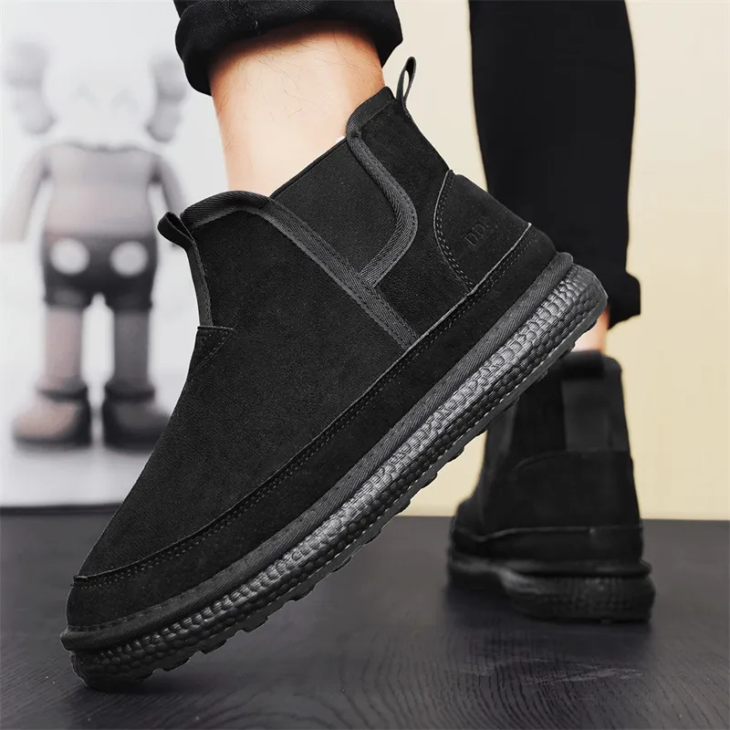 MEXICAN Warm And Wear Resistant Short Snow Boots Men's-4