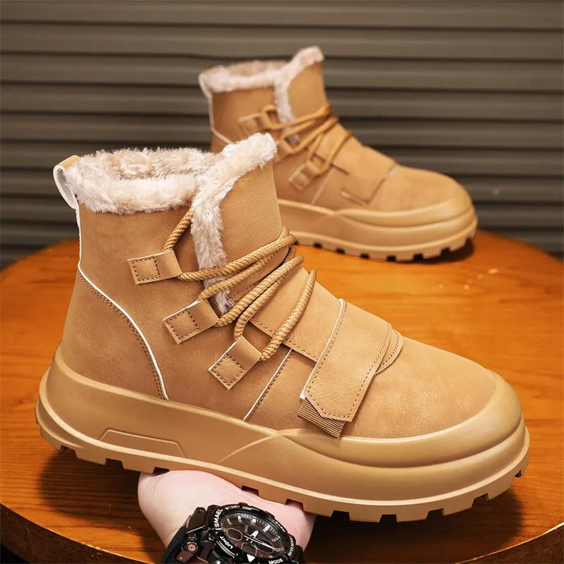 MEXICAN Warm And Wear Resistant Short Snow Boots Men's-8