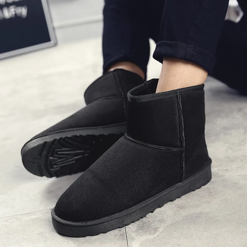 MEXICAN Snow Boots Unisex Black/Gray/Brown-4
