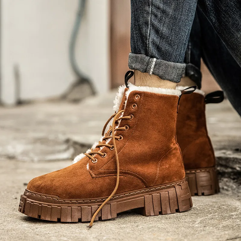 MEXICAN Short Mid Calf Martin Boot Men's-11