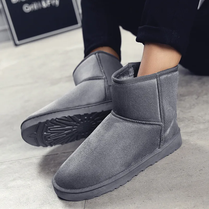 MEXICAN Snow Boots Unisex Black/Gray/Brown-9