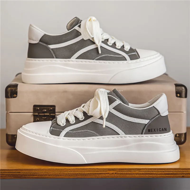 MEXICAN Anti Slip And Wear Resistant Support With Height Increasing Function Skateboard Shoes Men's-9