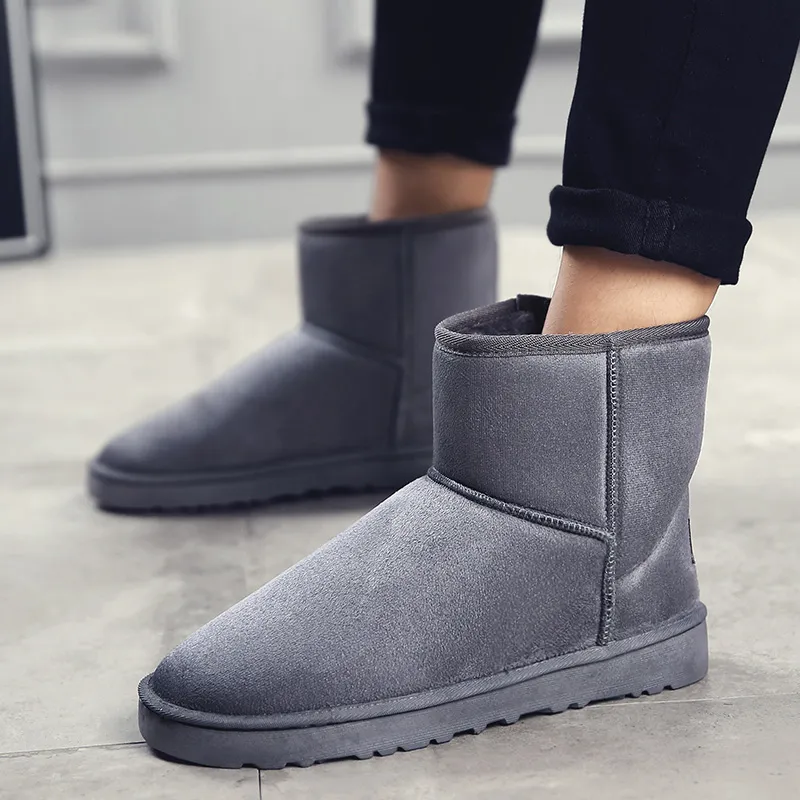 MEXICAN Snow Boots Unisex Black/Gray/Brown-8