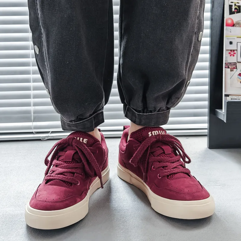 MEXICAN Coverage Anti Slip And Wear Resistant Low Top Skateboard Shoes Men's-17