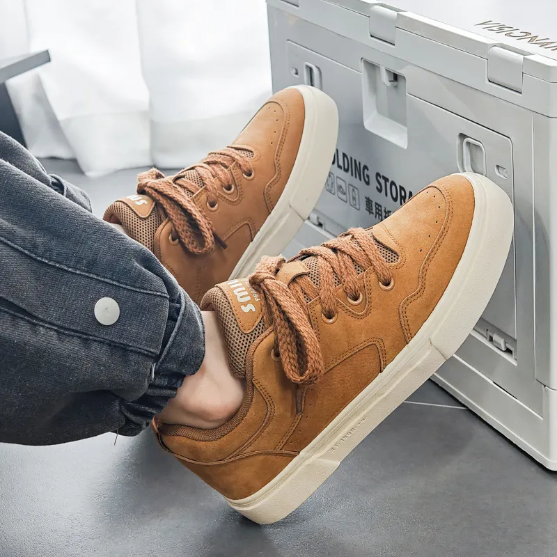 MEXICAN Coverage Anti Slip And Wear Resistant Low Top Skateboard Shoes Men's-9