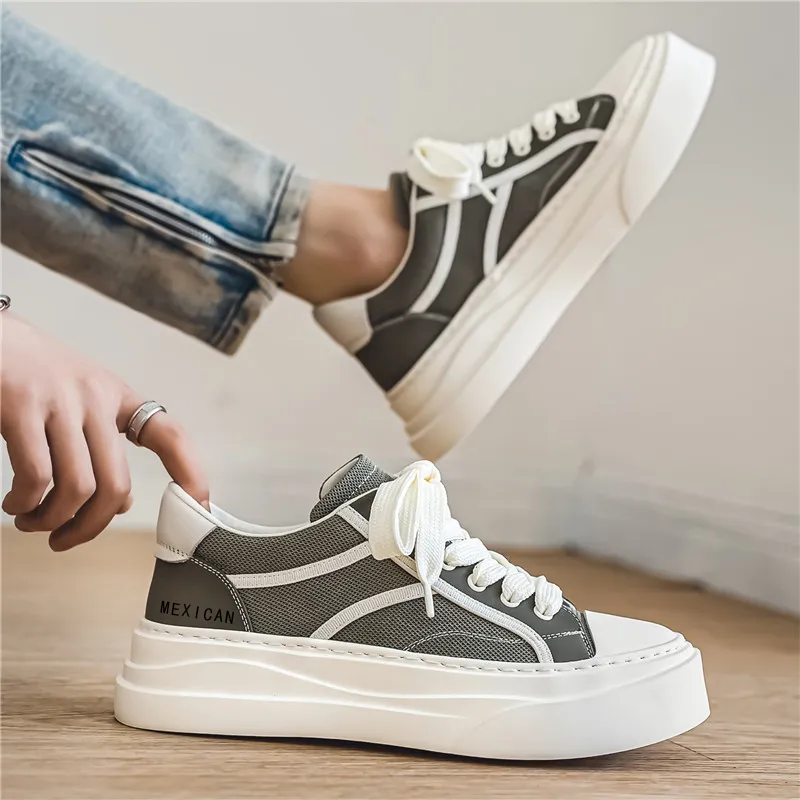 MEXICAN Anti Slip And Wear Resistant Support With Height Increasing Function Skateboard Shoes Men's-8