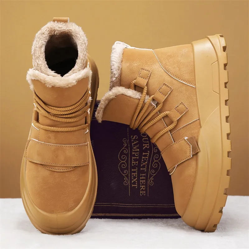 MEXICAN Warm And Wear Resistant Short Snow Boots Men's-10