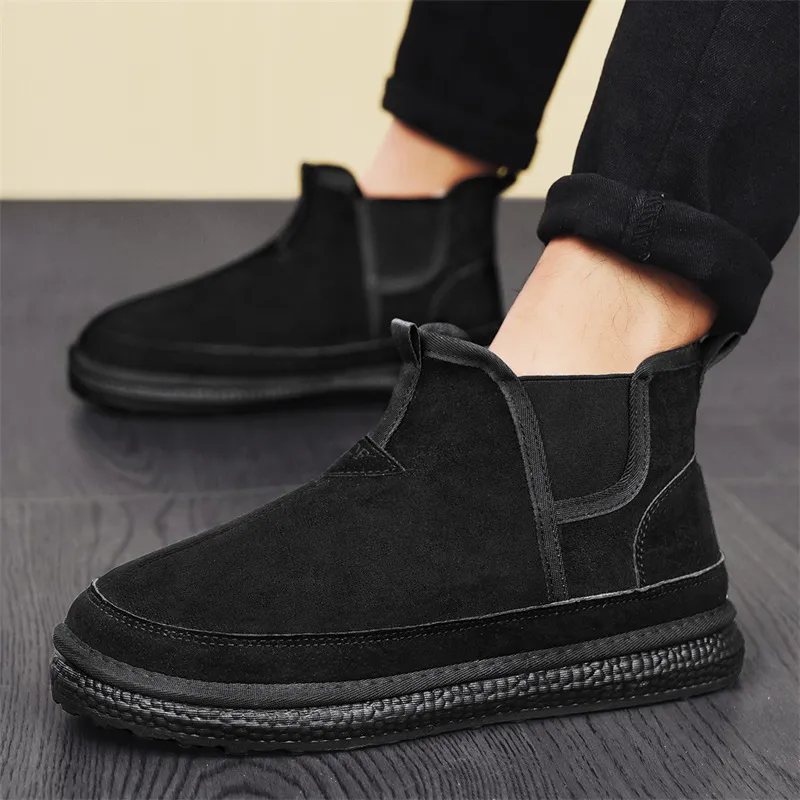 MEXICAN Warm And Wear Resistant Short Snow Boots Men's-3