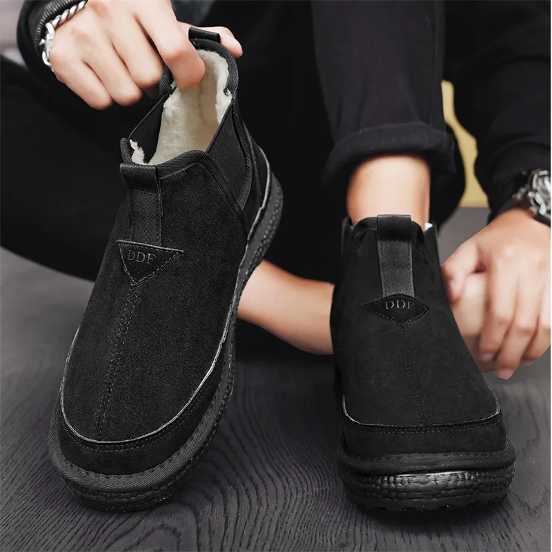 MEXICAN Warm And Wear Resistant Short Snow Boots Men's-1