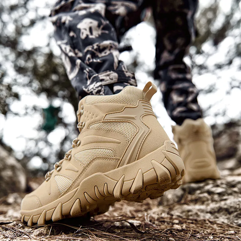 MEXICAN Water Resistant Wear Resistant Cushioning Slip Resistant Short Outdoor Boots Men's-7