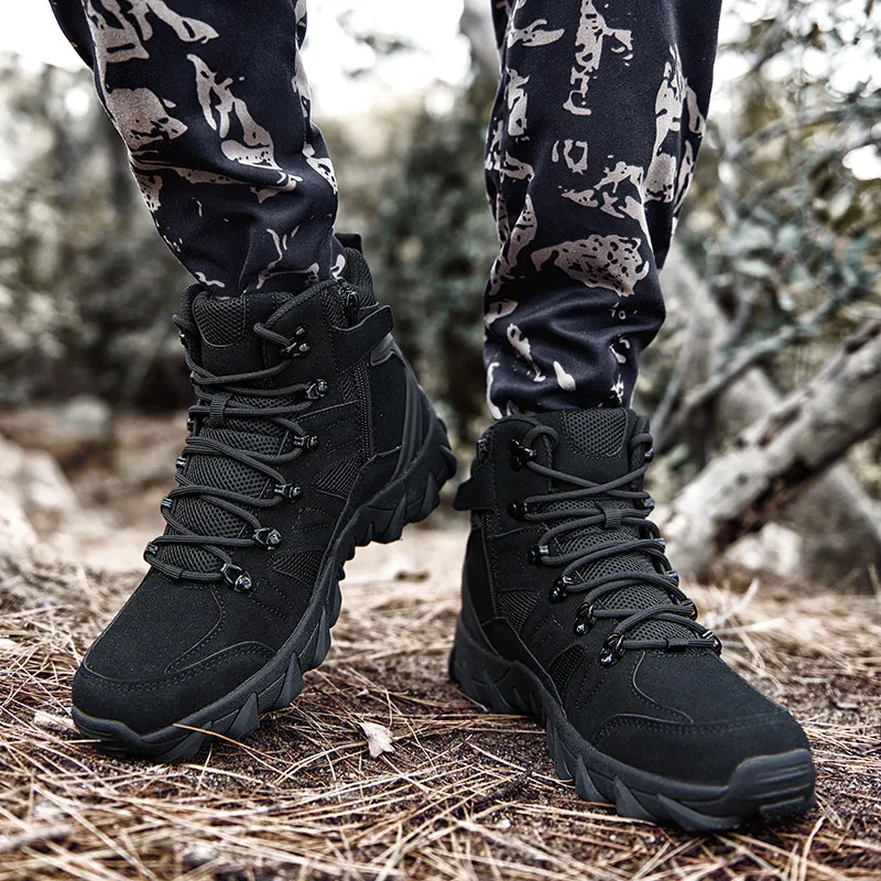 MEXICAN Water Resistant Wear Resistant Cushioning Slip Resistant Short Outdoor Boots Men's-13