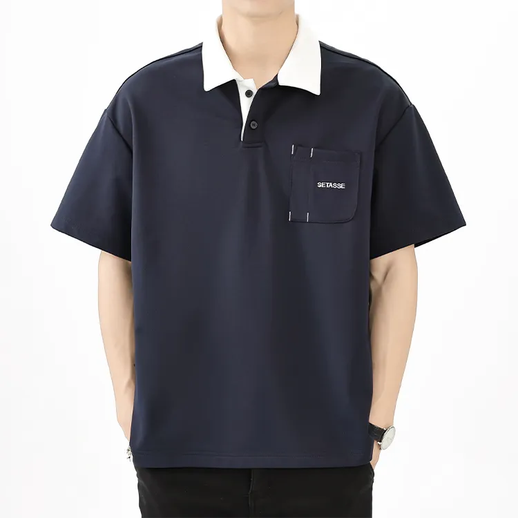 Dme T Shirts Unisex Navy Blue-2