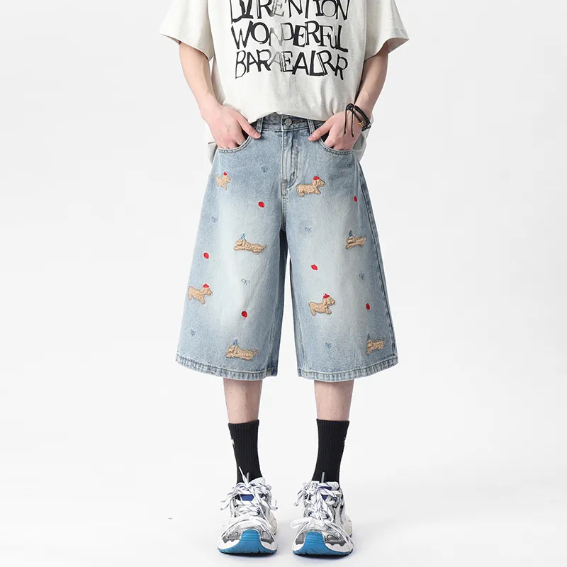 Dme Denim Shorts Unisex-7