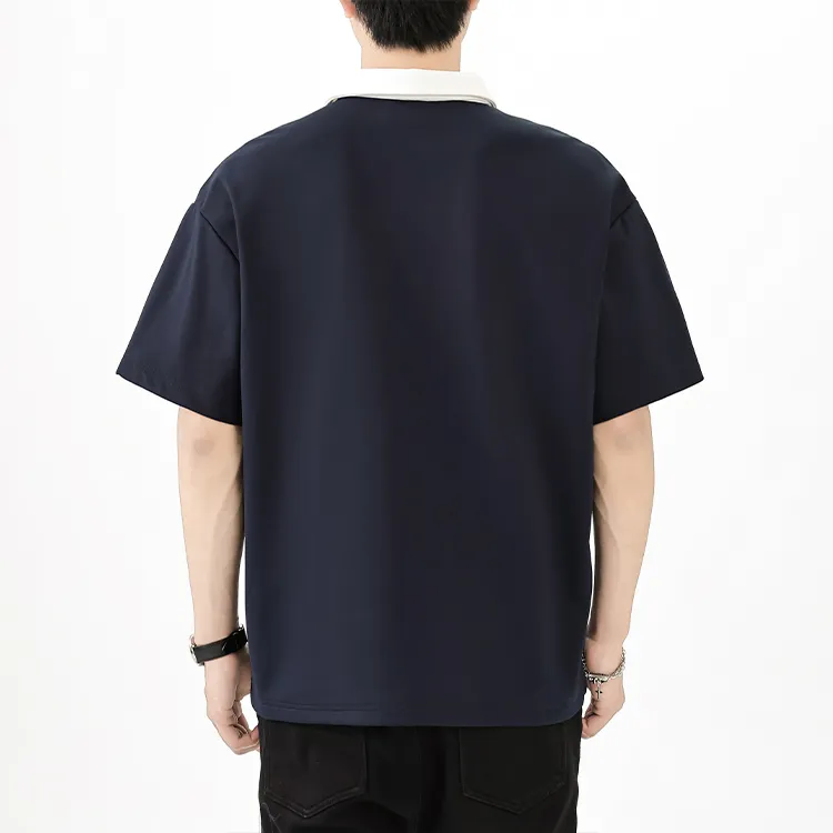 Dme T Shirts Unisex Navy Blue-3