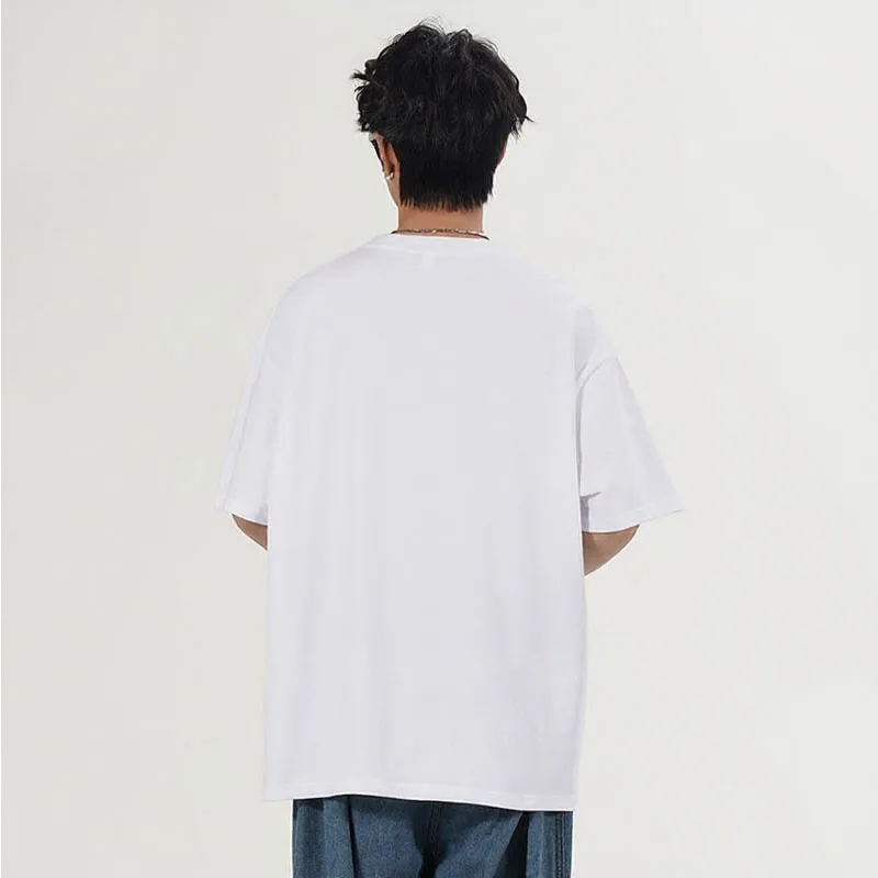【dme】 Couple T Shirt 100% Cotton Top, Half Sleeve Unisex-10