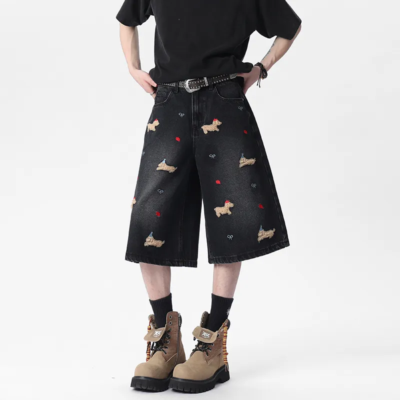 Dme Denim Shorts Unisex-3