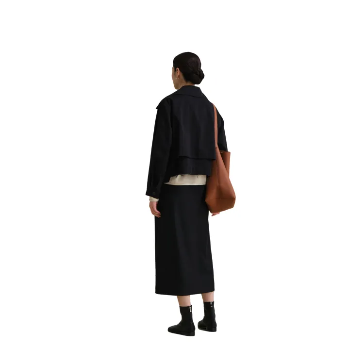 Journey Originals Trench Coat Women's Classic Black-1