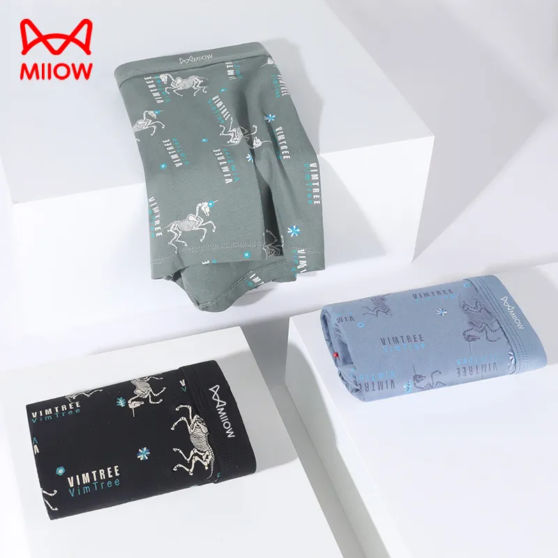 MIIOW Trend Party Series Underpants Men's Shopping Bag 3 Pack-1