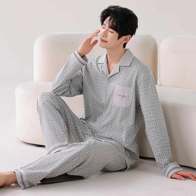 MIIOW Trend Party Series Pajama Set Men's Shopping Bag-29