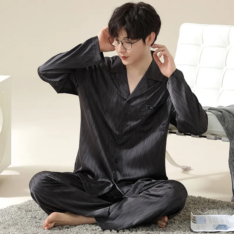 MIIOW Trend Party Series Pajama Set Men's Shopping Bag Image Color-4