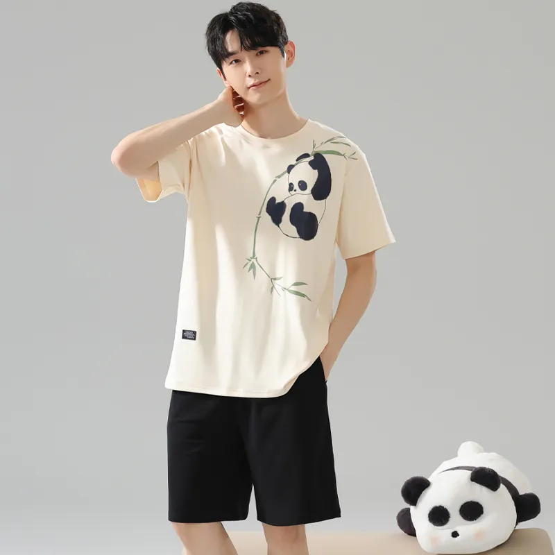 MIIOW Trend Party Series Pajama Set Men's Shopping Bag-31